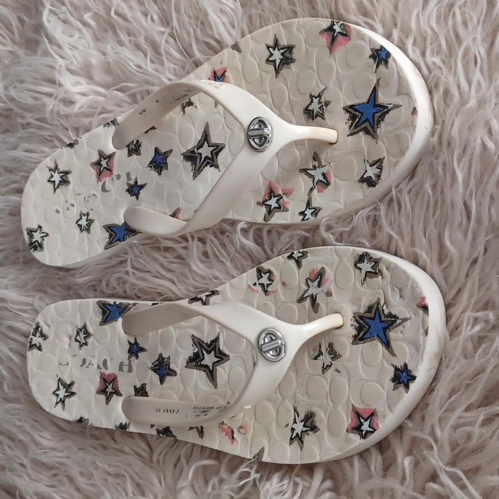 Coach flip flops
